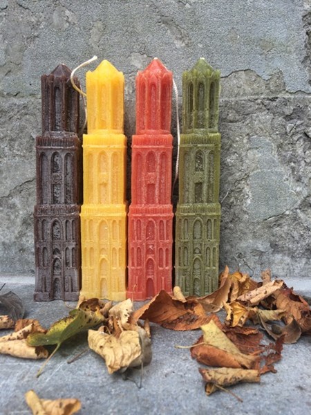 Afbeelding van de originele Domkaars - 22 cm - diverse kleuren | Kaarsen van Torens 